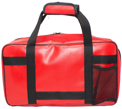 Red Wipe Down Waterproof First Aid Organiser Compartment Bag
