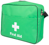 Green Wipedown Waterproof  First Aid Shoulder Bag Side