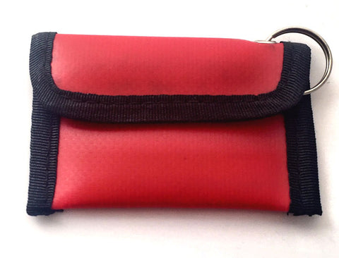 Durabag Red Wipedown CPR keyring Pouch