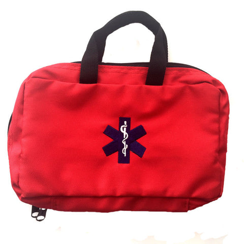 Small Paramedic First Aid Grab Bag Red
