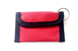 Red Nylon Keyring Pouch